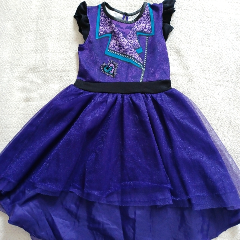 Disney Descendants purple and black dress /costume